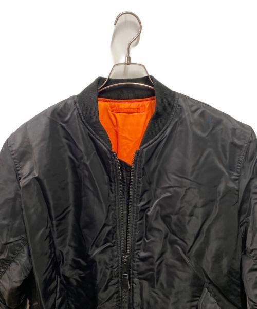 AVIREX（アヴィレックス）AVIREX (アヴィレックス) COMMERCIAL LOGO MA-1フライトジャケット ブラック サイズ:DOUBLE EXTRA LARGEの古着・服飾アイテム