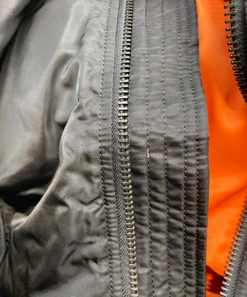 AVIREX（アヴィレックス）AVIREX (アヴィレックス) COMMERCIAL LOGO MA-1フライトジャケット ブラック サイズ:DOUBLE EXTRA LARGEの古着・服飾アイテム