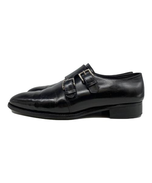JOHN LOBB（ジョンロブ）JOHN LOBB (ジョンロブ) モンクスタラップレザーシューズ ブラック サイズ:7Eの古着・服飾アイテム