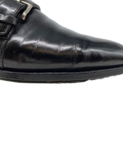 JOHN LOBB（ジョンロブ）JOHN LOBB (ジョンロブ) モンクスタラップレザーシューズ ブラック サイズ:7Eの古着・服飾アイテム