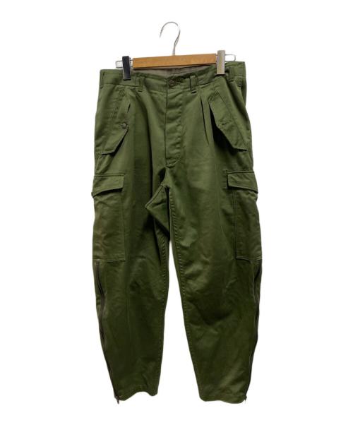 MIRITARY（ミリタリー）MIRITARY (ミリタリー) スウェーデン軍 M-59カーゴパンツ グリーン サイズ:サイズ詳細参照の古着・服飾アイテム