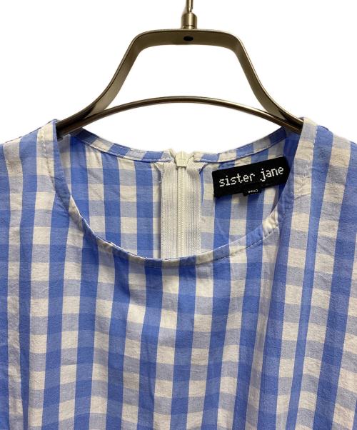 Sister Jane（シスタージェーン）Sister Jane (シスタージェーン) ギンガムチェックワンピース ブルー サイズ:Ｓの古着・服飾アイテム