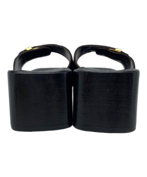 GUCCI（グッチ）GUCCI (グッチ) サンダル ブラック サイズ:37 1/2の古着・服飾アイテム