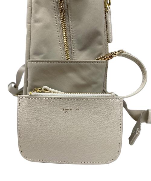 agnes b voyage（アニエスベーボヤージュ）agnes b voyage (アニエスベーボヤージュ) バックパック ベージュ 未使用品の古着・服飾アイテム