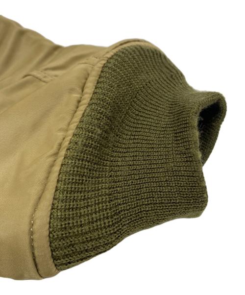 HOUSTON（ヒューストン）HOUSTON (ヒューストン) TYPE N-3フライトジャケット オリーブ サイズ:Мの古着・服飾アイテム