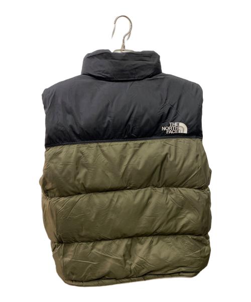 THE NORTH FACE（ザ ノース フェイス）THE NORTH FACE (ザ ノース フェイス) Nuptse Vest　ヌプシベスト オリーブ サイズ:ＸＬの古着・服飾アイテム
