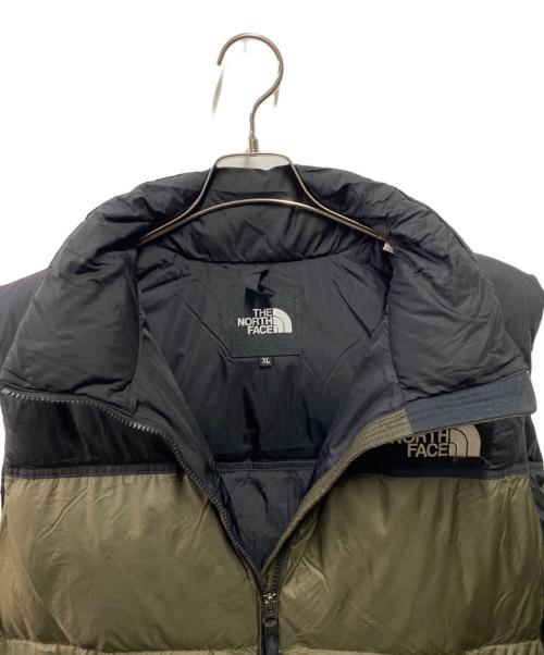 THE NORTH FACE（ザ ノース フェイス）THE NORTH FACE (ザ ノース フェイス) Nuptse Vest　ヌプシベスト オリーブ サイズ:ＸＬの古着・服飾アイテム