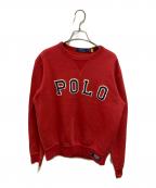POLO RALPH LAURENポロ・ラルフローレン）の古着「ロゴスウェット」｜レッド