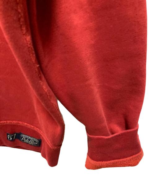 POLO RALPH LAUREN（ポロ・ラルフローレン）POLO RALPH LAUREN (ポロ・ラルフローレン) ロゴスウェット レッド サイズ:XSの古着・服飾アイテム