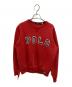POLO RALPH LAUREN（ポロ・ラルフローレン）の古着「ロゴスウェット」｜レッド