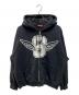 SUPREME（シュプリーム）の古着「25SS Wings Zip Up Hooded Sweatshirt」｜ブラック