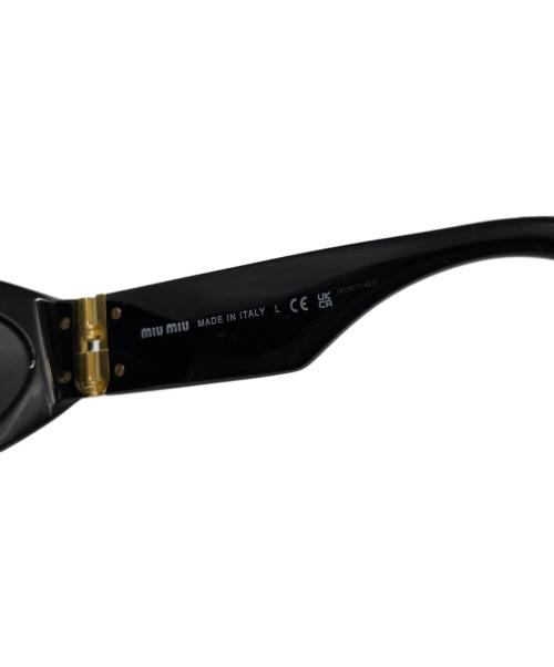 MIU MIU（ミュウミュウ）MIU MIU (ミュウミュウ) グリンプス サングラス ブラック サイズ:54□21の古着・服飾アイテム