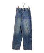HER LIP TOハーリップトゥ）の古着「Milano Wide-Straight Jeans」｜インディゴ