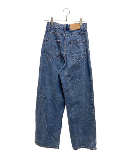 HER LIP TO（ハーリップトゥ）HER LIP TO (ハーリップトゥ) Milano Wide-Straight Jeans インディゴ サイズ:24の古着・服飾アイテム