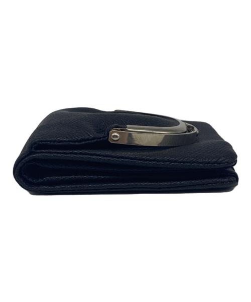 ED ROBERT JUDSON（エド ロバート ジャドソン）ED ROBERT JUDSON (エド ロバート ジャドソン) frame half wallet ブラックの古着・服飾アイテム