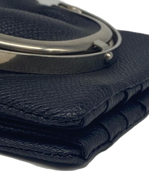 ED ROBERT JUDSON（エド ロバート ジャドソン）ED ROBERT JUDSON (エド ロバート ジャドソン) frame half wallet ブラックの古着・服飾アイテム