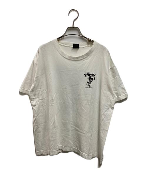 stussy（ステューシー）stussy (ステューシー) TWIST GIRL TEE ネイビー サイズ:Ｌの古着・服飾アイテム