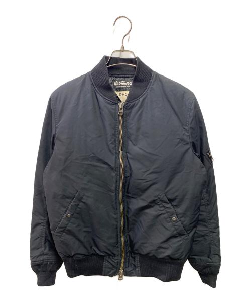 WILD THINGS（ワイルドシングス）WILD THINGS (ワイルドシングス) Ron Herman (ロンハーマン) MA-1ジャケット ブラック サイズ:サイズ詳細参照の古着・服飾アイテム