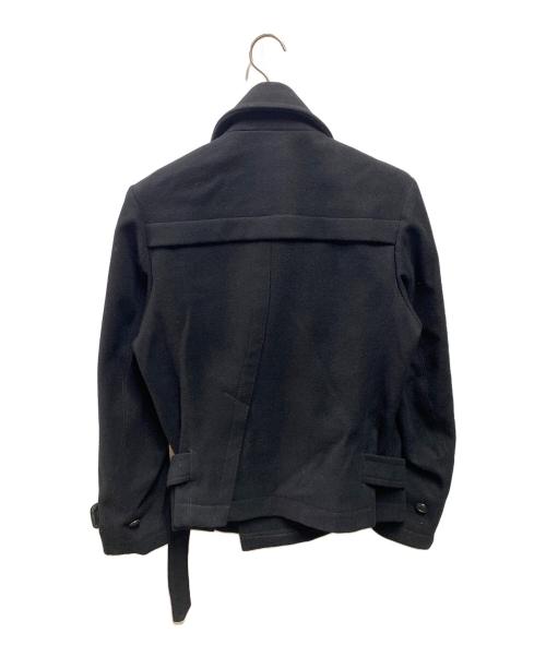 Y's（ワイズ）Y's (ワイズ) 00's Pコート ブラック サイズ:1の古着・服飾アイテム