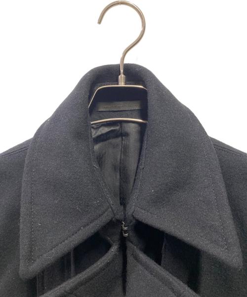 Y's（ワイズ）Y's (ワイズ) 00's Pコート ブラック サイズ:1の古着・服飾アイテム