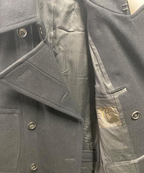 Y's（ワイズ）Y's (ワイズ) 00's Pコート ブラック サイズ:1の古着・服飾アイテム