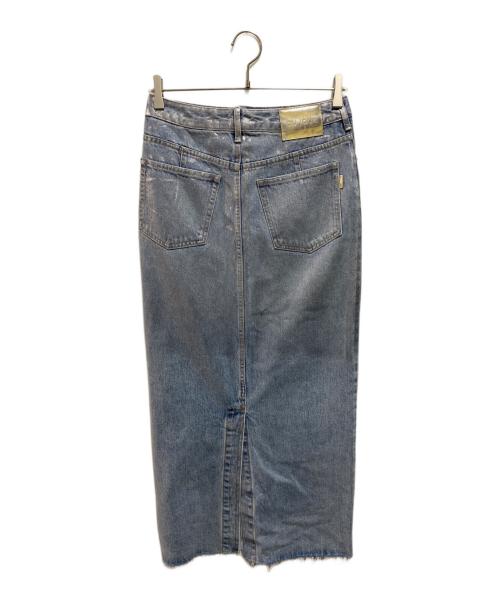 DU JOUR（デュ ジュール）DU JOUR (デュ ジュール) LEAN FOIL JEAN SKIRT インディゴ サイズ:36の古着・服飾アイテム