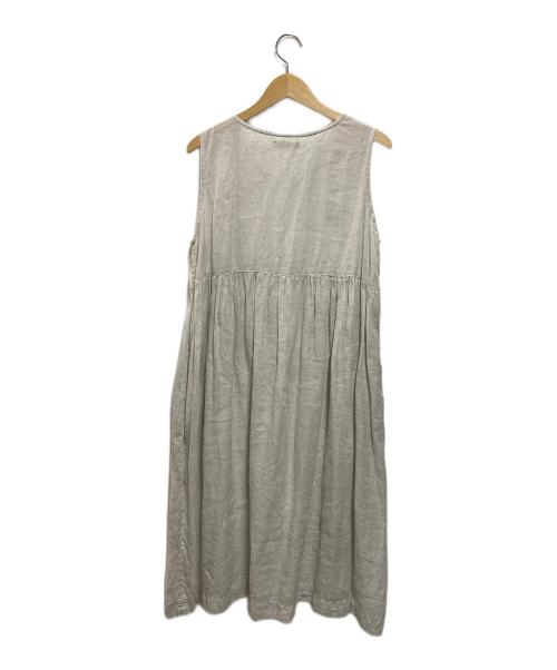 Antiquite's（アンティークス）Antiquite's (アンティークス) リネンワンピース ホワイト サイズ:FREEの古着・服飾アイテム