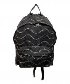GIVENCHYジバンシィ）の古着「WAVES PRINTリュック」｜ブラック
