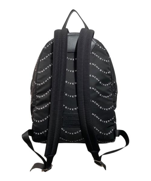 GIVENCHY（ジバンシィ）GIVENCHY (ジバンシィ) WAVES PRINTリュック ブラックの古着・服飾アイテム
