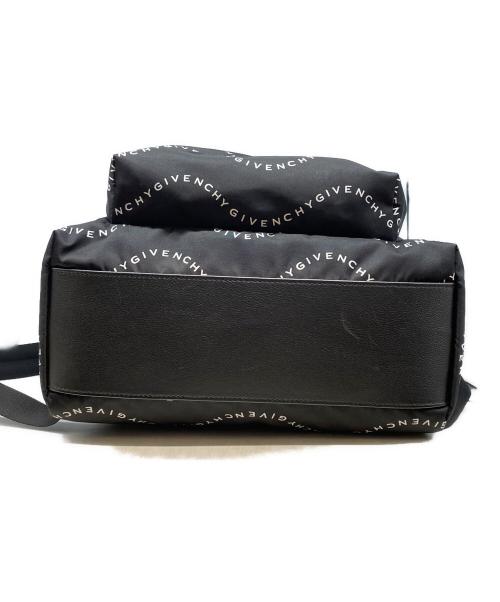 GIVENCHY（ジバンシィ）GIVENCHY (ジバンシィ) WAVES PRINTリュック ブラックの古着・服飾アイテム