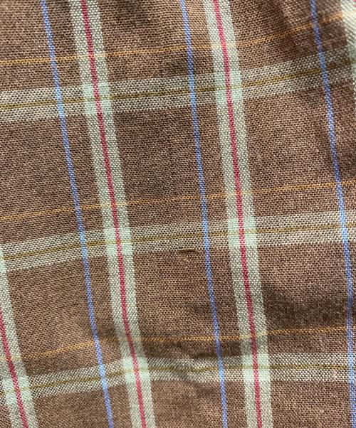 stussy（ステューシー）stussy (ステューシー) 00's チェックハーフパンツ ブラウン サイズ:Ｌの古着・服飾アイテム