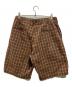 stussy (ステューシー) 00's チェックハーフパンツ ブラウン サイズ:Ｌ：11000円