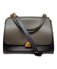 CELINE（セリーヌ）の古着「トラペーズミディアム2WAYバッグ」｜ブラウン