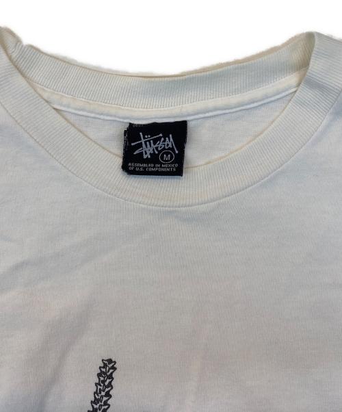 stussy（ステューシー）stussy (ステューシー) プリントＴシャツ ホワイト サイズ:Ｍの古着・服飾アイテム