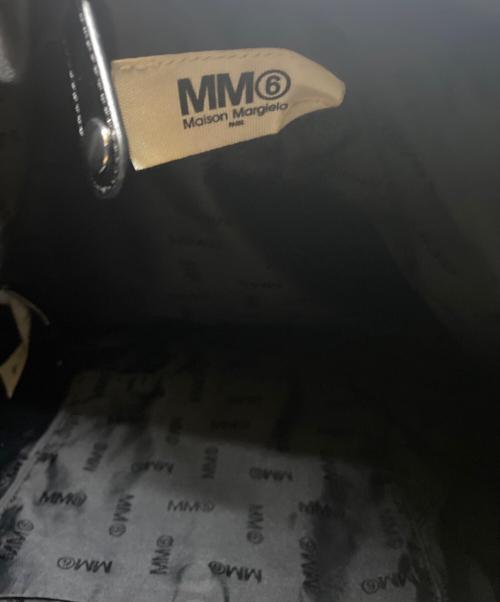 MM6 Maison Margiela（エムエムシックスメゾンマルジェラ）MM6 Maison Margiela (エムエムシックスメゾンマルジェラ) エコレザージャパニーズトート ブラックの古着・服飾アイテム