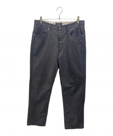 ステューシー ディッキーズ ウール スラックス パンツ 黒 ロゴ刺繍 34 美品 ステューシー ディッキーズ ウール スラックス パンツ 黒 ロゴ刺繍 34