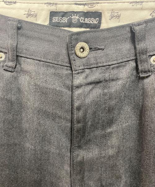 stussy（ステューシー）stussy (ステューシー) Dickies (ディッキーズ) SSロゴワークパンツ グレー サイズ:34の古着・服飾アイテム
