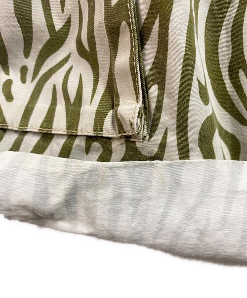 stussy（ステューシー）stussy (ステューシー) 00's ゼブラカーゴショーツ グリーン サイズ:34の古着・服飾アイテム