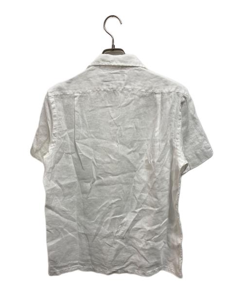 POLO RALPH LAUREN（ポロ・ラルフローレン）POLO RALPH LAUREN (ポロ・ラルフローレン) クラシック フィット リネンキャンプシャツ ホワイト サイズ:Sの古着・服飾アイテム