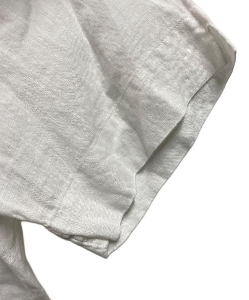 POLO RALPH LAUREN（ポロ・ラルフローレン）POLO RALPH LAUREN (ポロ・ラルフローレン) クラシック フィット リネンキャンプシャツ ホワイト サイズ:Sの古着・服飾アイテム