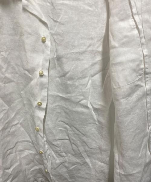 POLO RALPH LAUREN（ポロ・ラルフローレン）POLO RALPH LAUREN (ポロ・ラルフローレン) クラシック フィット リネンキャンプシャツ ホワイト サイズ:Sの古着・服飾アイテム