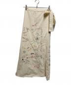 PAY DAY×RHC Ron Hermanペイデイ×アールエイチシー ロンハーマン）の古着「別注メモリアルラップスカート」｜ベージュ