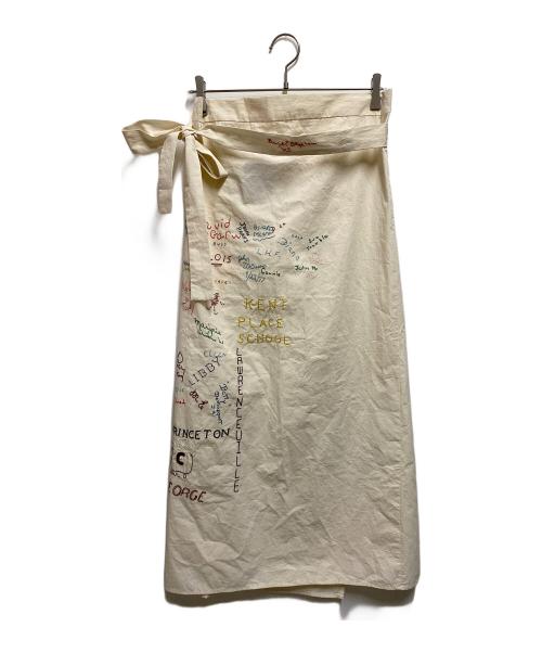 PAY DAY（ペイデイ）PAY DAY (ペイデイ) RHC Ron Herman (アールエイチシー ロンハーマン) 別注メモリアルラップスカート ベージュ サイズ:FREE 未使用品の古着・服飾アイテム