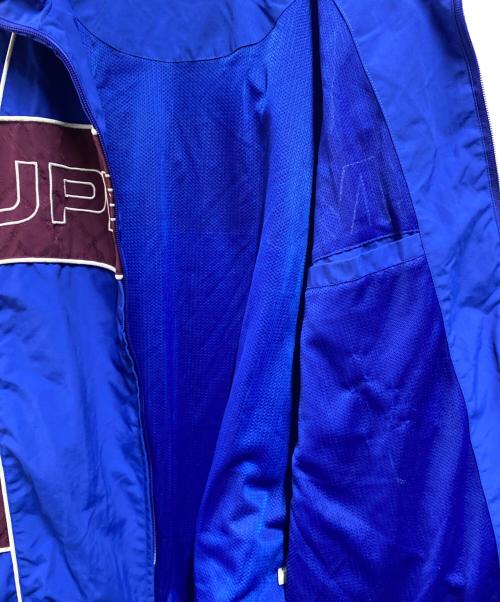 SUPREME（シュプリーム）SUPREME (シュプリーム) Jacquard Panel Track Jacket ブルー×ブラウン サイズ:Lの古着・服飾アイテム