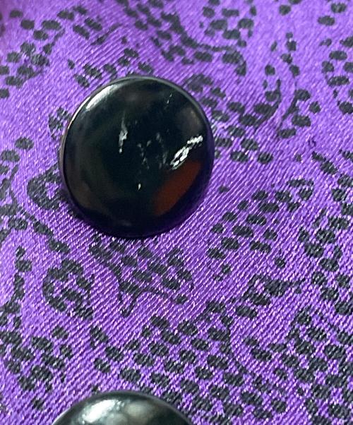 Christian Dior（クリスチャン ディオール）Christian Dior (クリスチャン ディオール) 総柄シルクブラウス パープル サイズ:Mの古着・服飾アイテム