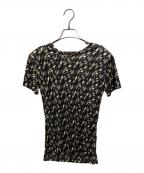 FENDIフェンディ）の古着「総柄Tシャツ」｜ブラウン