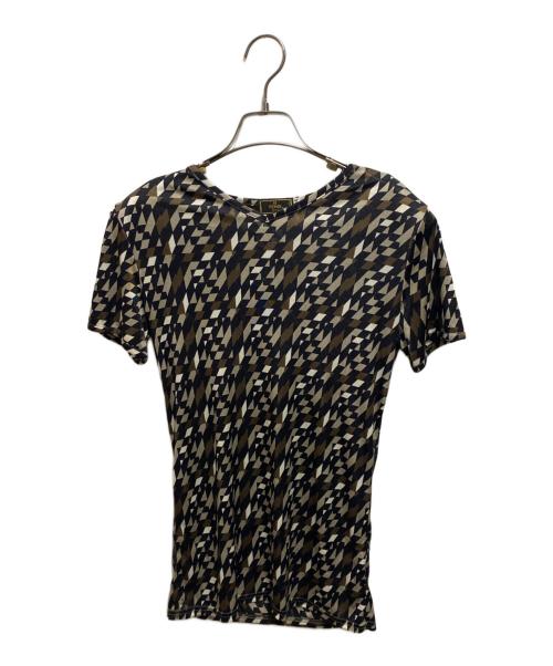 FENDI（フェンディ）FENDI (フェンディ) 総柄Tシャツ ブラウン サイズ:44の古着・服飾アイテム