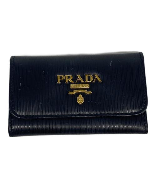 PRADA（プラダ）PRADA  (プラダ) 6連キーケース ブラックの古着・服飾アイテム