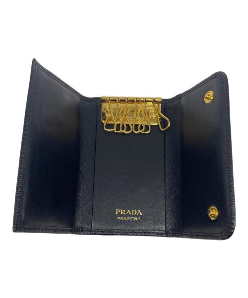 PRADA（プラダ）PRADA  (プラダ) 6連キーケース ブラックの古着・服飾アイテム