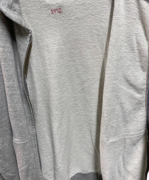 H.R.MARKET（ハリウッドランチマーケッド）H.R.MARKET (ハリウッドランチマーケッド) ハートイン HRM ジップパーカ グレー サイズ:XLの古着・服飾アイテム